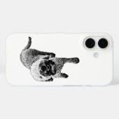 Smiling Lagotto Case – Curly Dog Stride Case-Mate iPhoneケース (裏面 (横))