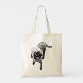 Smiling Lagotto Tote – Walking Dog Print トートバッグ (裏面)
