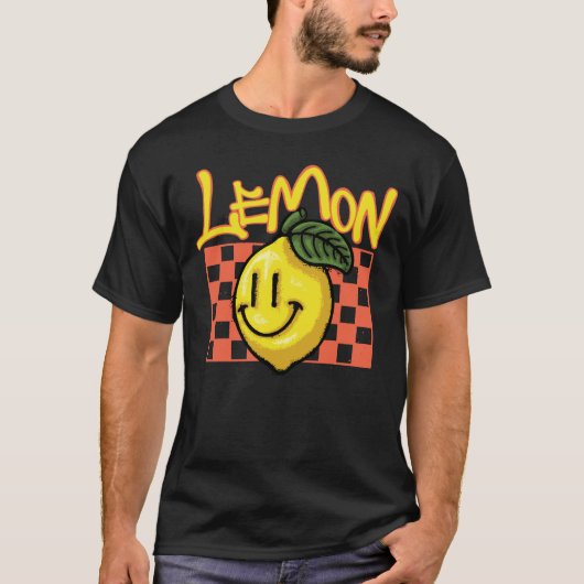 Smiling Lemon Streetwear Tシャツ (正面)