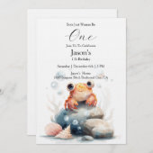 Smiling Little Crab by the Seashore 招待状 (正面/裏面)