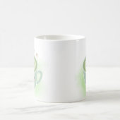 Smiling Matcha Latte Heart Mug コーヒーマグカップ (中央)