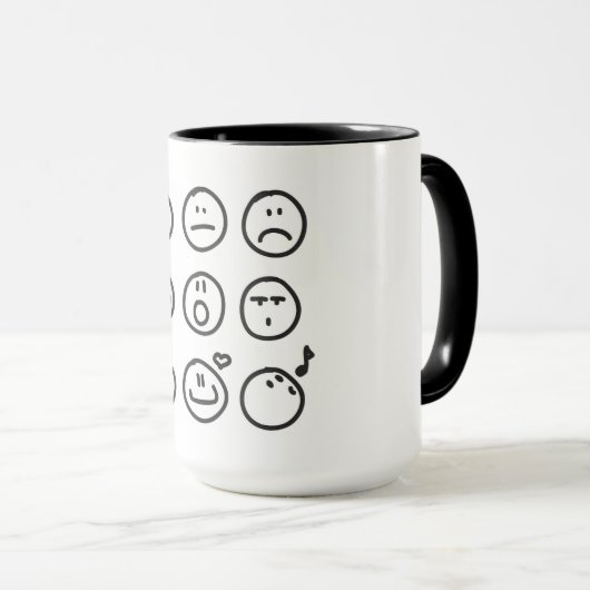 smiling mug マグカップ (正面右)