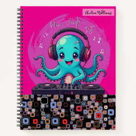 Smiling Octopus DJ, Happy Music Jungle ノートブック