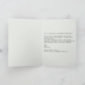 Smiling Retro Christmas Pin-Up カード (内部)