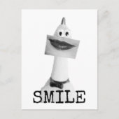 Smiling Rubber Chicken Postcard ポストカード (正面)