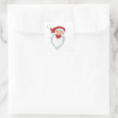 Smiling santa スクエアシール (バッグ)