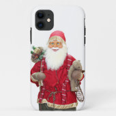 Smiling Santa Claus Cartoon Case-Mate iPhoneケース (裏面)