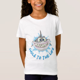 Smiling shark in cartoon style - Smile to the life Tシャツ