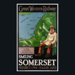 Smiling Somerset UK Vintage Poster 1940 ポスター<br><div class="desc">ヴィンテージ鉄道の旅行ポスター。サマーセット自然の休日の土地を笑顔で。1940年に英国で発行。私たちのポスターはプロフェッショナルに基づ高品質いた複製であり、非常に高解像度のスキャンはオリジナルから。当社の手動レタッチプロセスは、オリジナル詳細やオリジナルプリントに表示されるテクスチャを削除するフィルターの使用を含まない。全ての詳細はそのままの状態を保つ。色を修正。不完全性の除去。画像はLibrary of Congressの提供。</div>