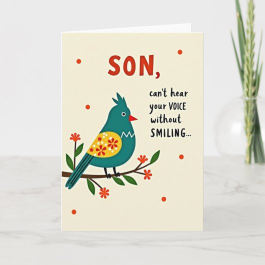 Smiling Son Missing You カード (正面)
