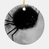 Smiling Spider by Odilon Redon,ヴィンテージハロウィン セラミックオーナメント (裏面)