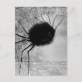 Smiling Spider by Odilon Redon,ヴィンテージハロウィン ポストカード (正面)