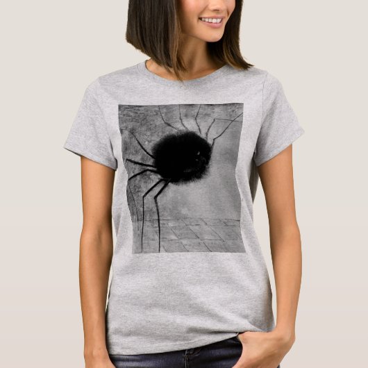 Smiling Spider by Odilon Redon,ヴィンテージハロウィン Tシャツ (正面)