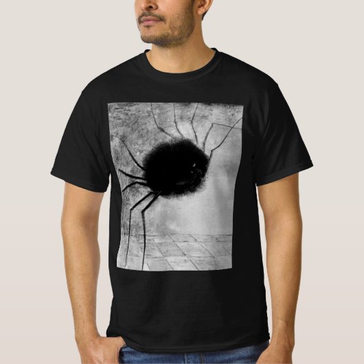 Smiling Spider by Odilon Redon,ヴィンテージハロウィン Tシャツ (正面)