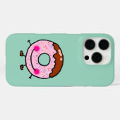 Smiling Sprinkle Donut Character Art Case-Mate iPhoneケース (裏面 (横))