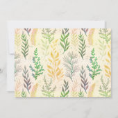 Smiling Starfish Underwater Custom Name Nursery  ノートカード (裏面)