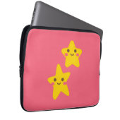 Smiling Stars Electronics Bag ラップトップスリーブ (正面右)
