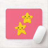 Smiling Stars Mousepad マウスパッド (マウス)