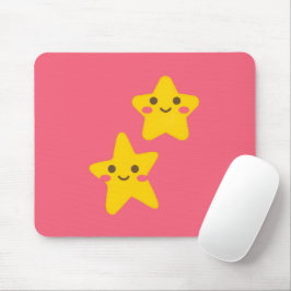 Smiling Stars Mousepad マウスパッド