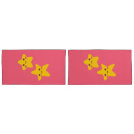 Smiling Stars Pillowcase 枕カバー