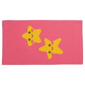 Smiling Stars Pillowcase 枕カバー (正面右)