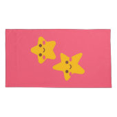 Smiling Stars Pillowcase 枕カバー (裏面-左)