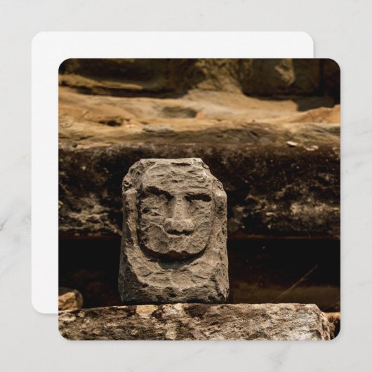 Smiling Stone Totem Cambodia Card (正面/裏面)