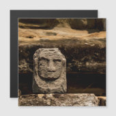 Smiling Stone Totem Cambodia Magnet Card (正面/裏面)