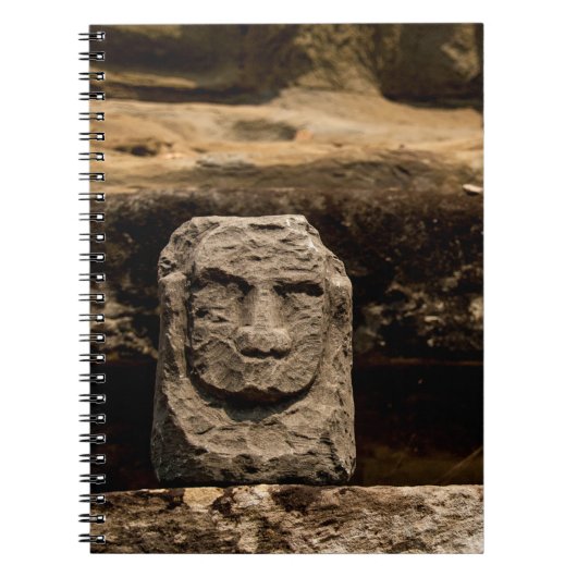 Smiling Stone Totem Cambodia Notebook ノートブック (正面)
