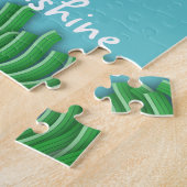 Smiling Sun, Clouds & Grass "You Are My Sunshine"  ジグソーパズル (側面)