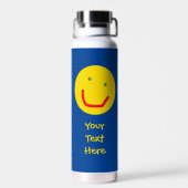 Smiling Sun Happy Face ウォーターボトル (背面)
