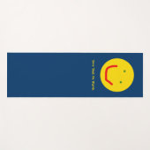 Smiling Sun Happy Face ヨガマット (正面(横))