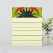 Smiling Sun Writing Paper (スタンド正面)