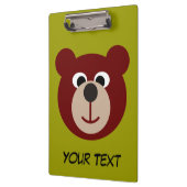 Smiling Teddy Bear +テキスト クリップボード (左)