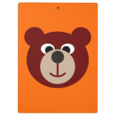 Smiling Teddy Bear +テキスト クリップボード (裏面)