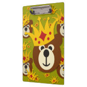 Smiling Teddy Bear with Crown クリップボード (左)