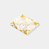 Smiling Teddy Bear with Crown ポストイット (アングル)