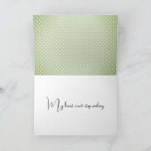 Smiling Thank You On Pink サンキューカード (内部)