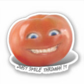 Smiling Tomato シール (正面)