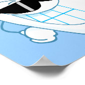 Smiling Tooth Cartoonキャラクター番号1 ポスター (角)