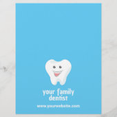 Smiling Tooth Dental Flyer チラシ (裏面)