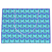 Smiling Traumatologist Cartoon Medical Gift Design ラージペーパーバッグ (正面)