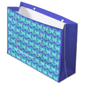 Smiling Traumatologist Cartoon Medical Gift Design ラージペーパーバッグ (正面アングル)