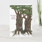 Smiling Trees Friendship/Anniversary Card カード (正面)