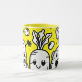 Smiling Veggies Coffee Mug マグカップ (中央)