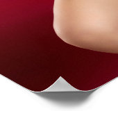 Smiling Woman In Red Bikini ポスター (角)