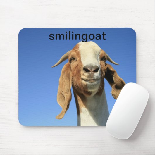 Smilingoat マウスパッド (マウス)