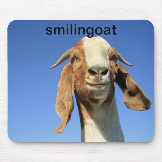 Smilingoat マウスパッド (正面)