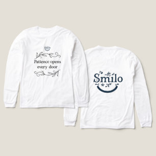 Smiloのアラビアの知恵 レディース長袖シャツ トライブレンドＴシャツ