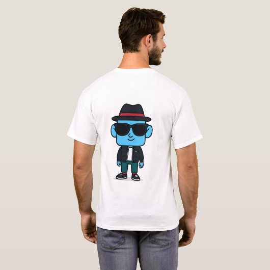 Smilo ストリートスタイルTシャツ Tシャツ (裏面フル)